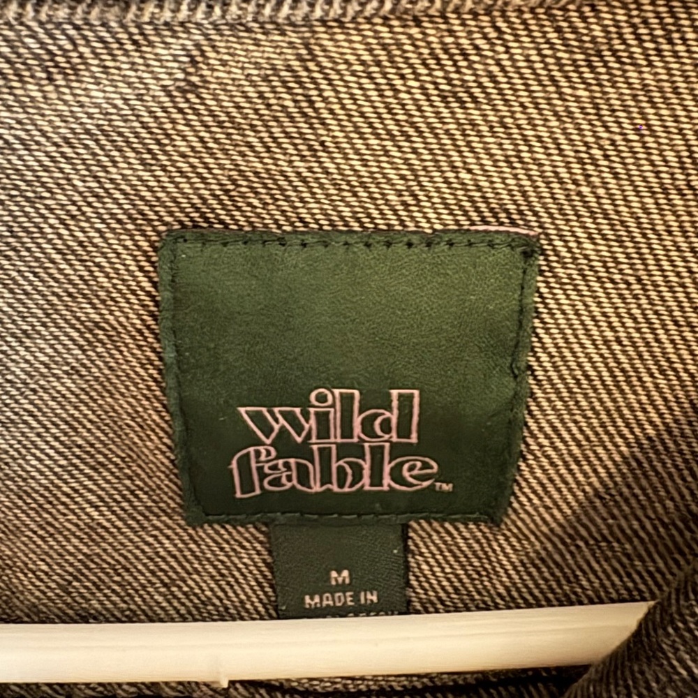 Wild Fable Black Jean Jacket - Picture 5 of 5